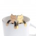 3 Pcs Coffee Spoon Mini Cat Hugging Kitty Spoon Tea Soup Sugar Dessert Appetizer Seasoning Bistro Spoon Hanging Cup Spoon Golden Silver Rose Golden by OBANGONG - B0779WGWCQ